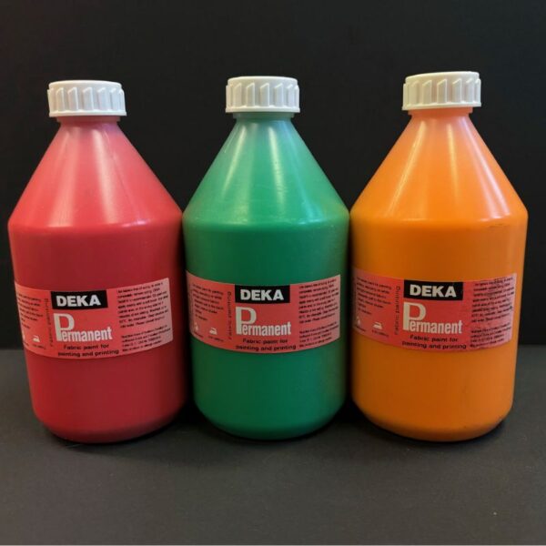 Deka Permanent Fabric Paints - 500ml